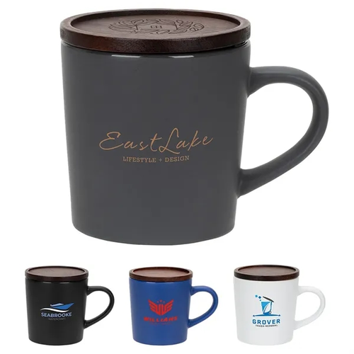 Main photo of Circo 16 Oz Ceramic Mug With Wooden Lid