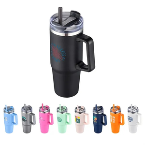 Photo of Milo 30 Oz Vacuum Insulated Stainless Steel Mug With Straw