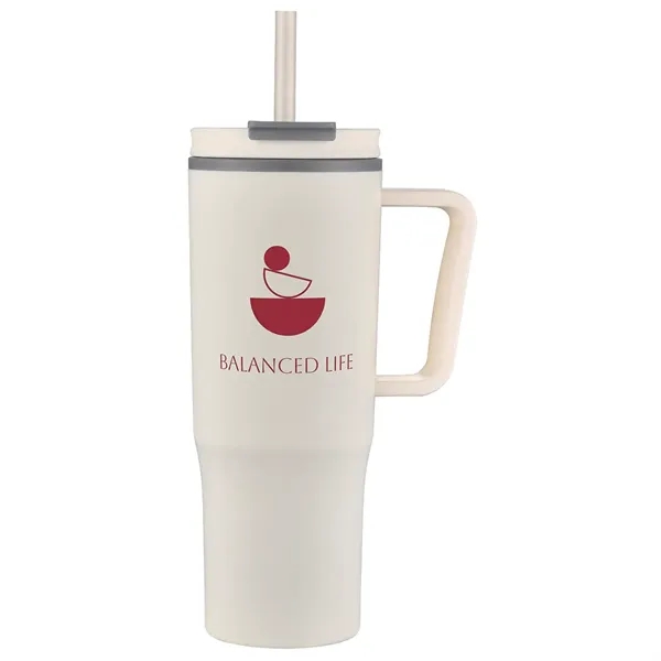 Medium Cream color option for Sofia 30 Oz Double Wall Polypropylene Mug