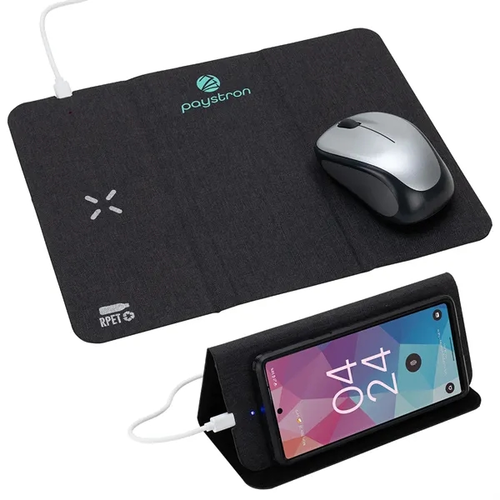 Photo of Acadia Rpet Mouse Pad With 15 W Wireless Charger