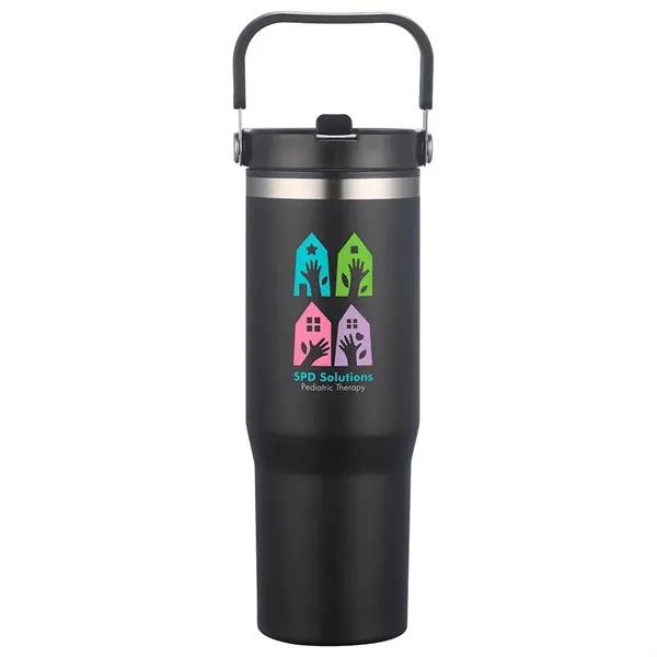 Medium Black color option for Oreno 30 Oz Stainless Steel/Polypropylene Travel Tumbler