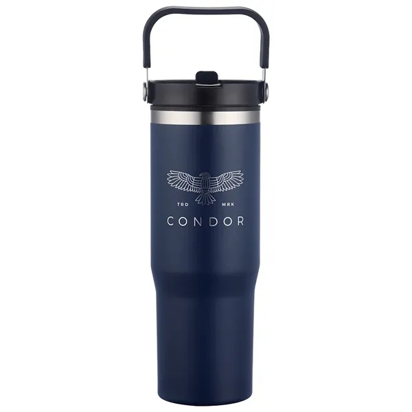 Medium Navy Blue color option for Oreno 30 Oz Stainless Steel/Polypropylene Travel Tumbler