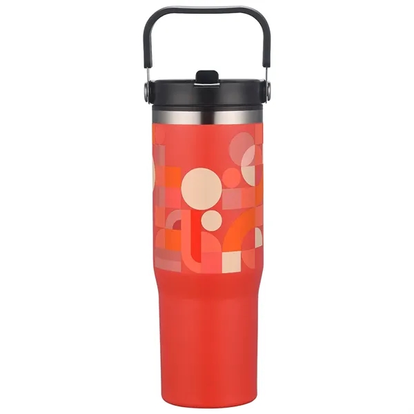 Medium Red color option for Oreno 30 Oz Stainless Steel/Polypropylene Travel Tumbler