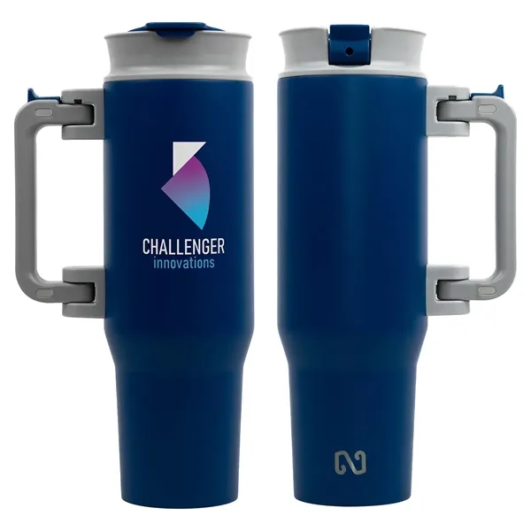 Medium Navy Blue color option for Nayad® Genesis 40 Oz Stainless Steel Double Wall Mug With F
