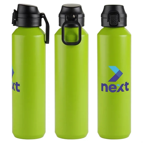 Light Green color option for Nexus 27 Oz Recycled Aluminum Bottle With Flip Top Lid And C