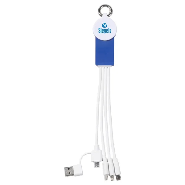 Medium Blue color option for Tribute 4 In 1 Charging Cable With Watch Charger