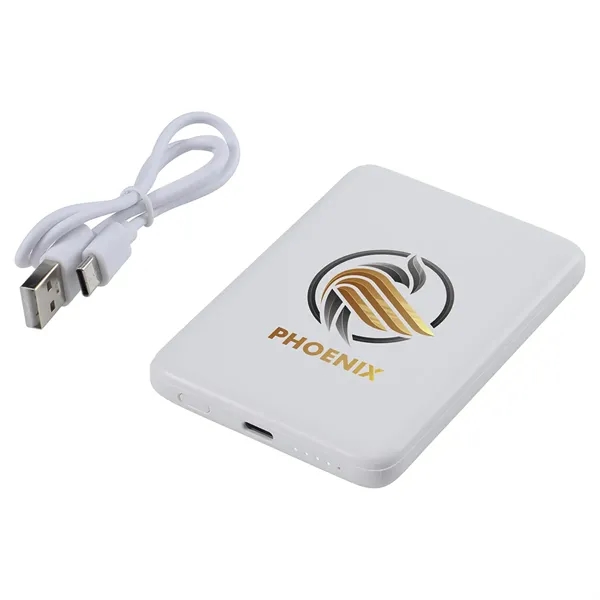 Medium White color option for Valet 5000m Ah 20 W Pd Power Bank With 15 W Magnetic Wireless C