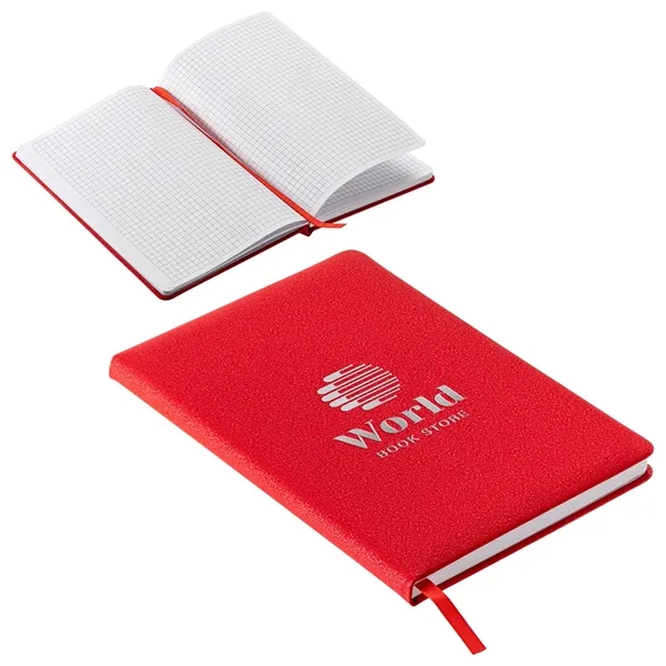 Medium Red color option for Draftsman Padded Hardcover Journal With Grid Lined Paper