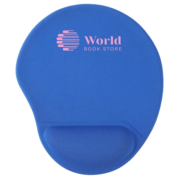 Medium Royal Blue color option for Wave Non Slip Mouse Pad With Gel Wrist Rest