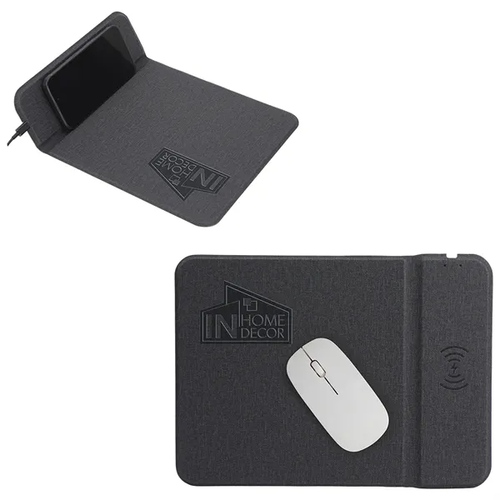 Photo of Azure 15 W Wireless Charger Mouse Pad With Kickstand