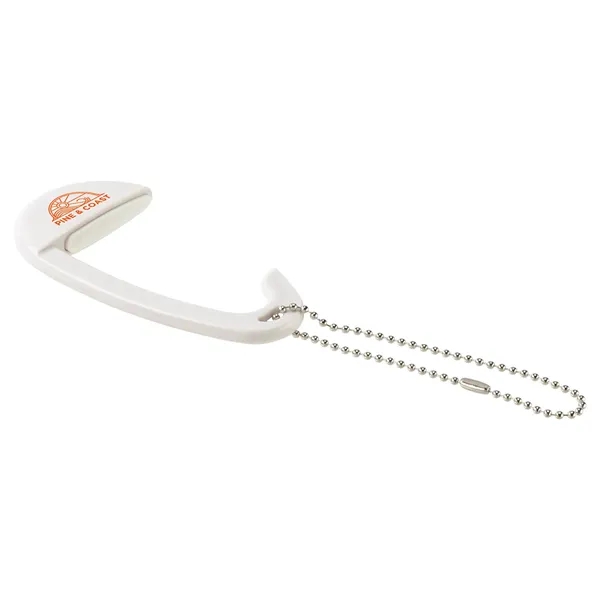 Medium White color option for Cloak Bag Hanger For Tables