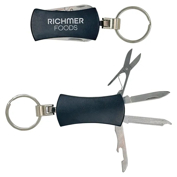 Medium Black color option for Best Buddy Tools® 5 In 1 Multi Tool Pocket Key Ring