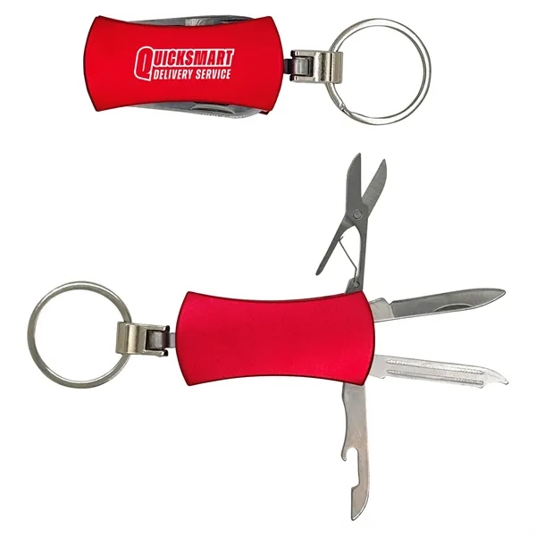 Medium Red color option for Best Buddy Tools® 5 In 1 Multi Tool Pocket Key Ring