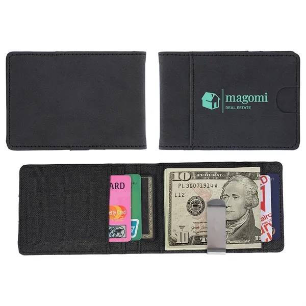 Medium Black color option for Best Buddy Tools® Slim Wallet With Money Clip