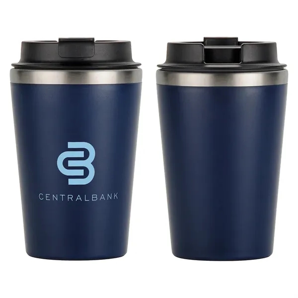 Medium Navy Blue color option for Paragon 12 Oz Recycled Polypropylene/Stainless Steel Tumbler