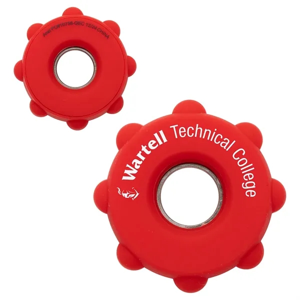 Medium Red color option for Gear Push Pop Spinner