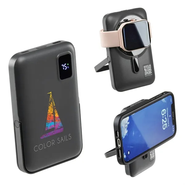 Medium Gray color option for Regal 10000m Ah 20 W Pd Power Bank W/15 W Magnetic Wireless Cha