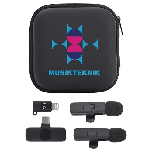 Photo of Center Stage Portable Wireless Lavalier Microphone   Set Of