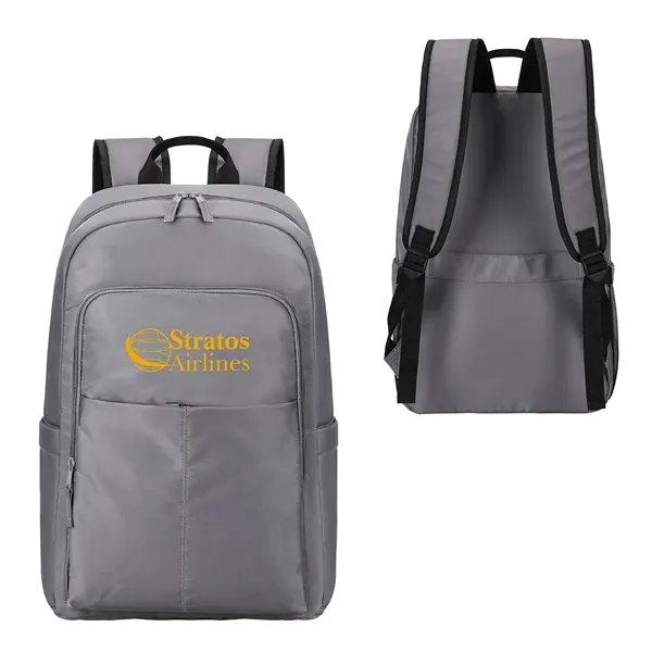 Medium Gray color option for Niro Twill Polyester Backpack