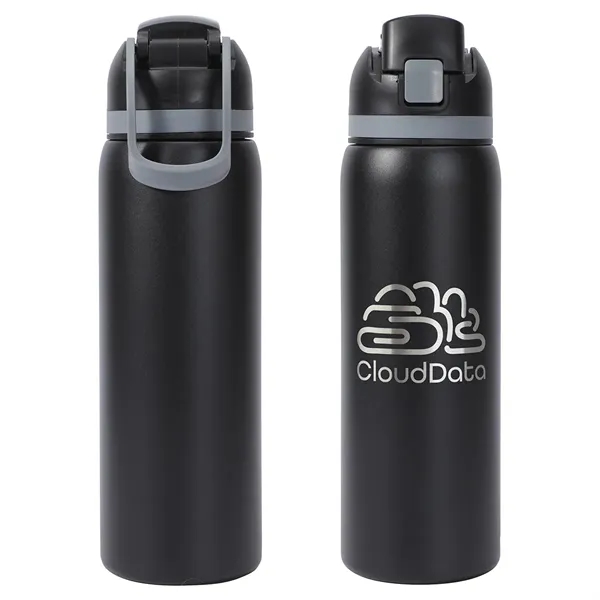 Medium Black color option for Talus 27 Oz Vacuum Insulated Stainless Steel Bottle