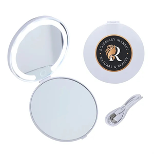 Photo of Allure Rechargeable Dual Pocket Mirrors With 2 Light Modes