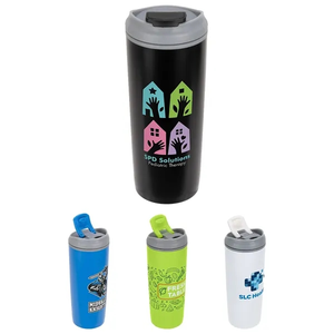 Photo of Olympia 17 Oz Stainless Steel/Polypropylene Tumbler With Fli