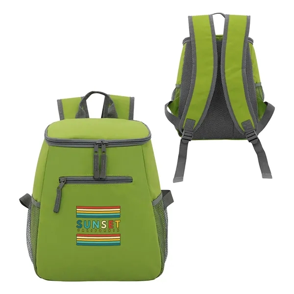 Medium Green color option for Cabana 20 Can Polyester Cooler Backpack