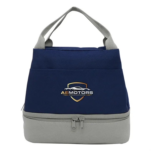 Navy Blue/Gray color option for Galley Rpet Insulated Lunch Bag