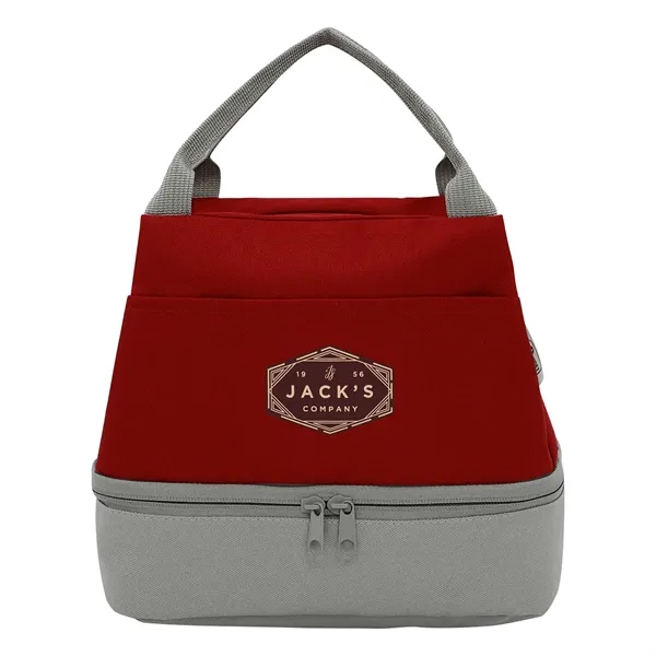 Red/Gray color option for Galley Rpet Insulated Lunch Bag