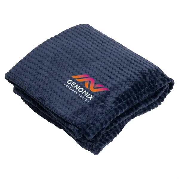 Medium Navy Blue color option for Snuggle Up Soft Textured Blanket