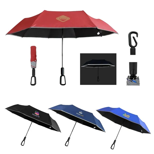 Main photo of Ridgeline 46  Arc Reflective Umbrella With Carabiner Handle