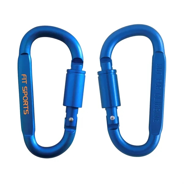 Medium Blue color option for Best Buddy Tools ® D Ring Carabiner With Lock
