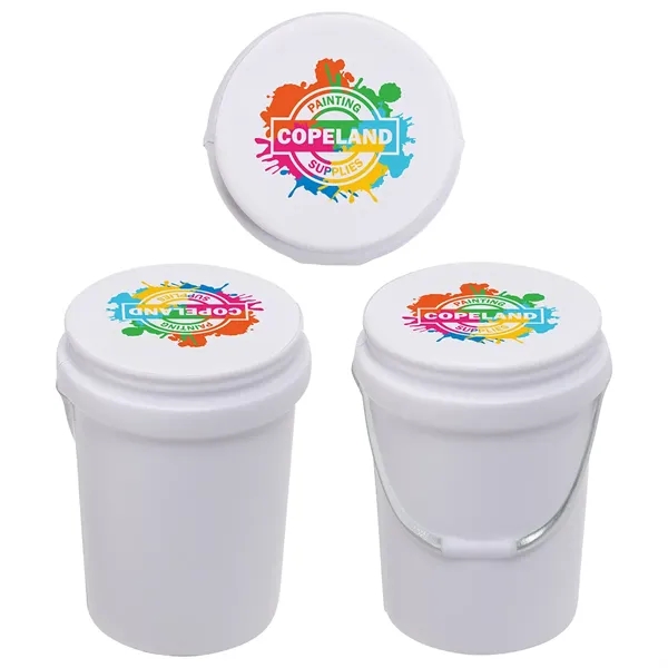 Medium White color option for 5 Gallon Bucket Stress Reliever