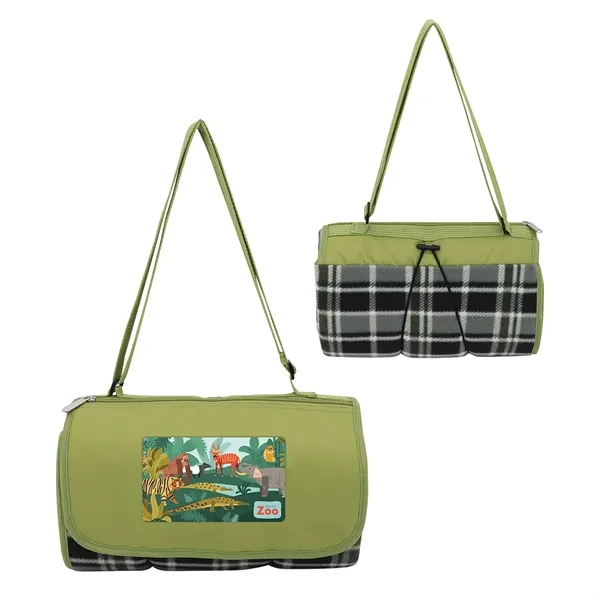 Light Green color option for Premium Barrel Fleece Picnic Blanket