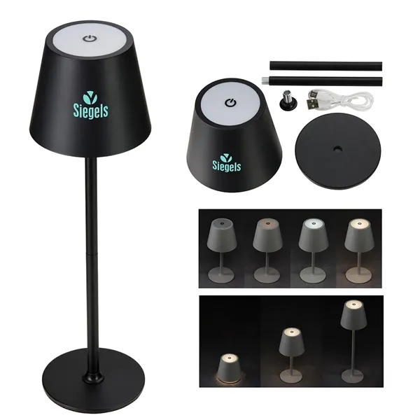 Medium Black color option for Illume Rechargeable Touch Control Mini Desk Lamp