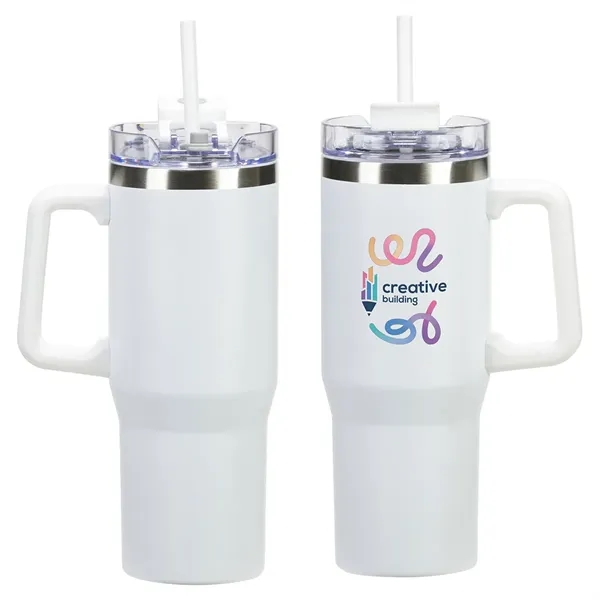 Medium White color option for Maestro 30 Oz Vacuum Insulated Stainless Steel Mug