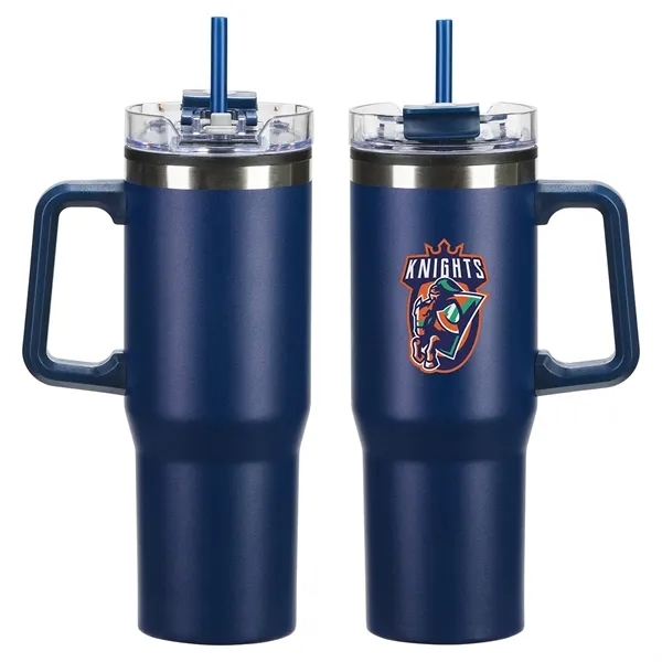 Medium Navy Blue color option for Oceanic 30 Oz Stainless Steel/Polypropylene Mug With Color M
