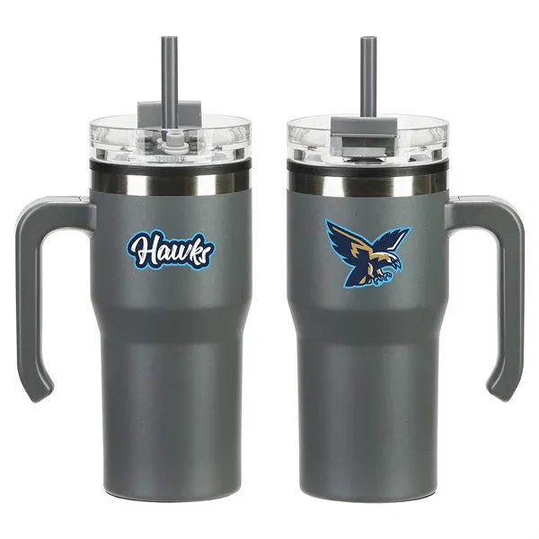 Cool Gray color option for Outback 20 Oz Stainless Steel/Polypropylene Mug With Lid And