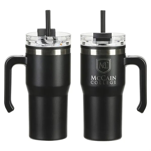 Medium Black color option for Outback 20 Oz Stainless Steel/Polypropylene Mug With Lid And