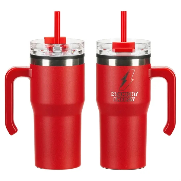 Medium Red color option for Outback 20 Oz Stainless Steel/Polypropylene Mug With Lid And