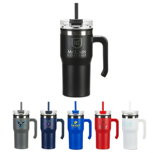 Photo of Outback 20 Oz Stainless Steel/Polypropylene Mug With Lid And