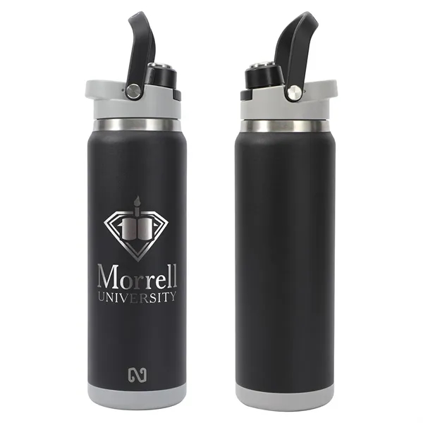 Medium Black color option for Nayad® Crusade 28 Oz Stainless Steel Double Wall Bottle Wit