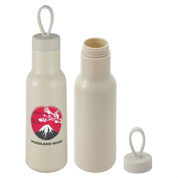 Off White color option for Cameo 23 Oz Pla Sports Bottle With Silicone Loop Handle