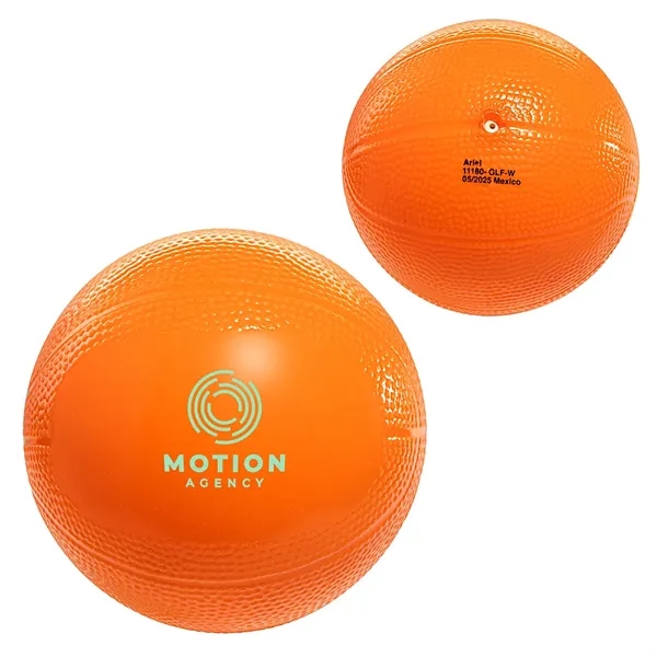 Medium Orange color option for Basketball 4  Vinyl Sports Ball