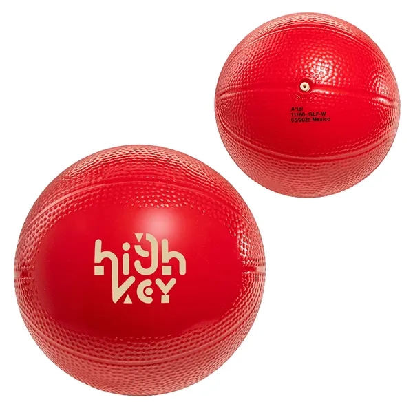 Medium Red color option for Basketball 4  Vinyl Sports Ball