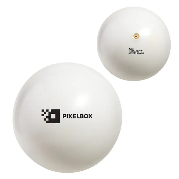 Medium White color option for Solid 4  Vinyl Ball