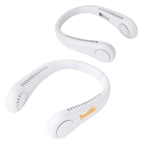 Medium White color option for Cyclone Dual Airflow Neck Fan