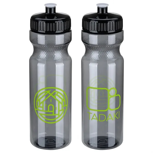 Medium Smoke color option for Prologue 28 Oz Pet Sports Bottle With Push Pull Lid