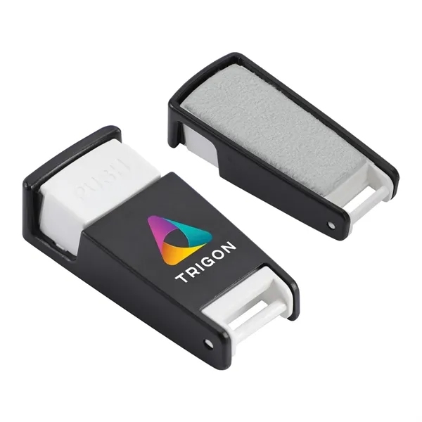 Medium Black color option for Alliance Portable Phone Stand & Screen Cleaner