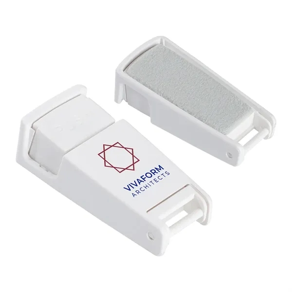 Medium White color option for Alliance Portable Phone Stand & Screen Cleaner